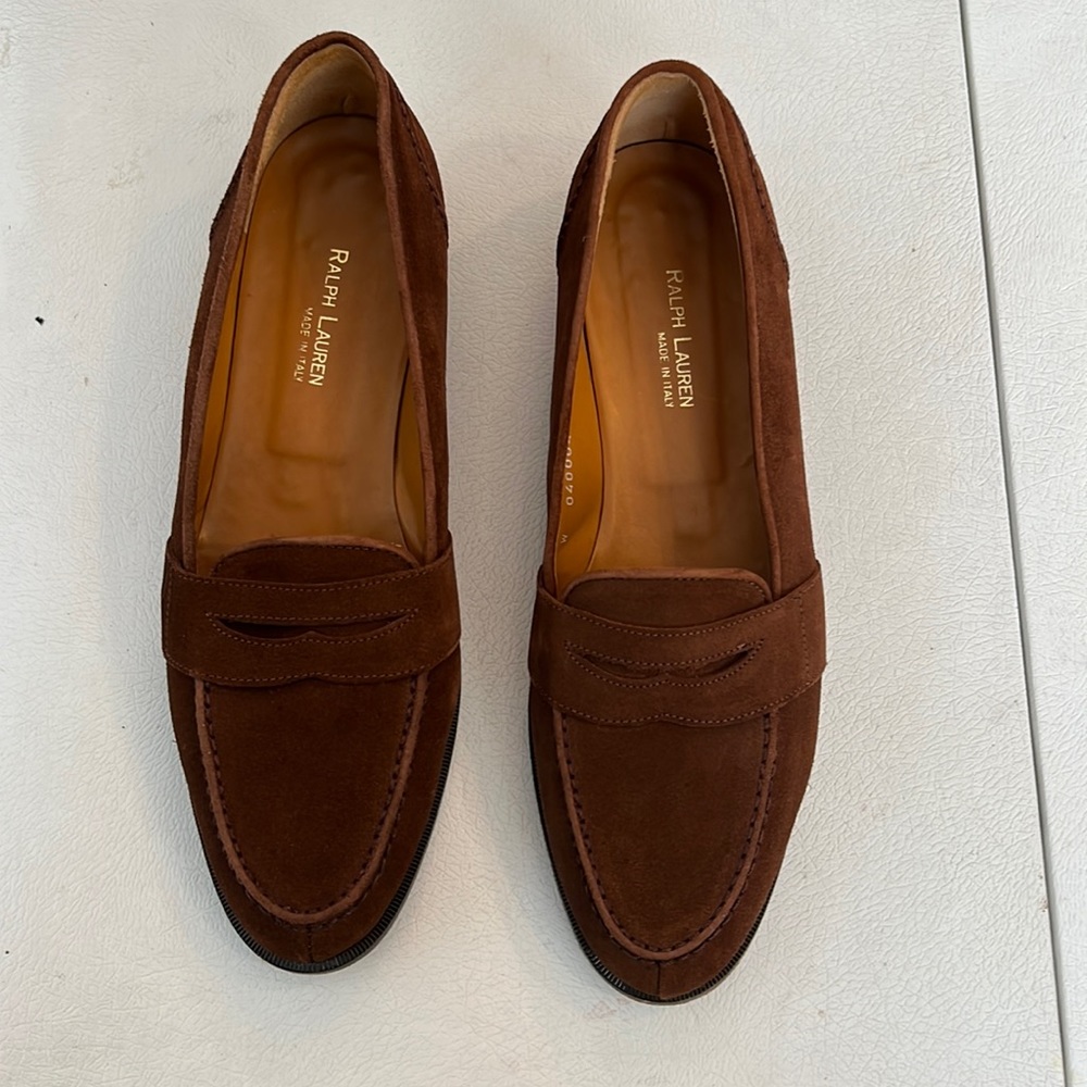 Stunning suede Ralph Lauren Shoes size 9